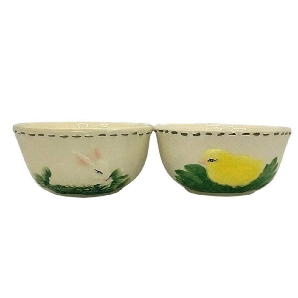 Two's Company Easter Bowls Bunny & Chick - Set of 2